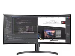 Monitor Curbat LED SH LG 34WL75C, 34 inci, 3440 x 1440p, Panel IPS, Grad B